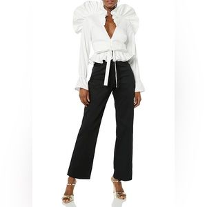 Making the Cut season ruffle long sleeve blouse